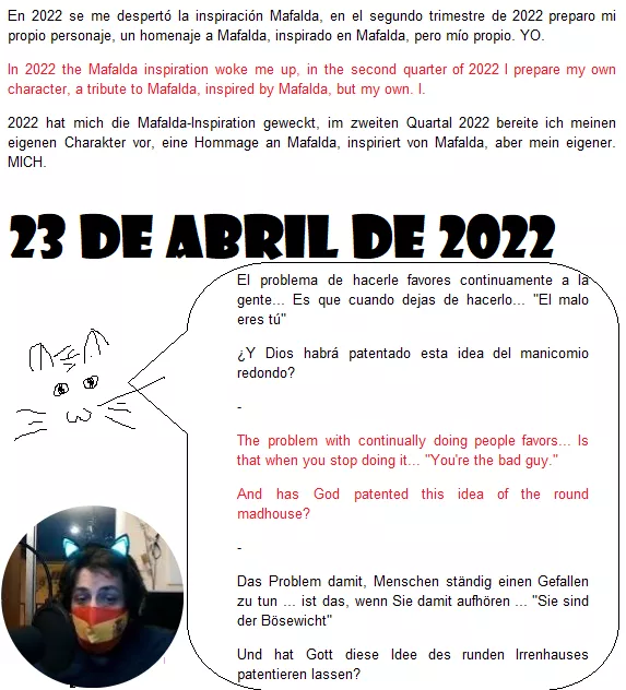 23  ABRIL 2022 INSPIRACION MAFALDA