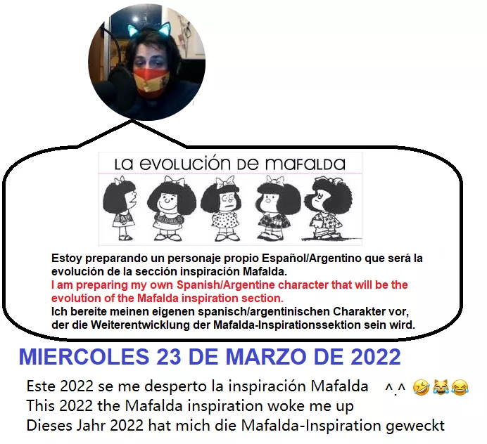 23 MARZO 2022 INSPIRACION MAFALDA